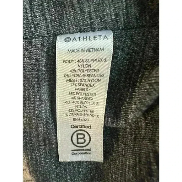 Athleta Excursion Hybrid Tight Grey Heathered  Leggings Size M - Picture 6 of 6